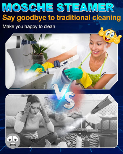 Steamora™ High-Pressure Multi-Surface Steam Cleaner Pro